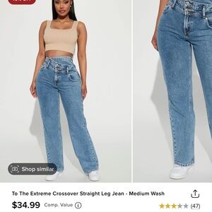 To the extreme fashion nova pants. Never wore before with tags still on.
